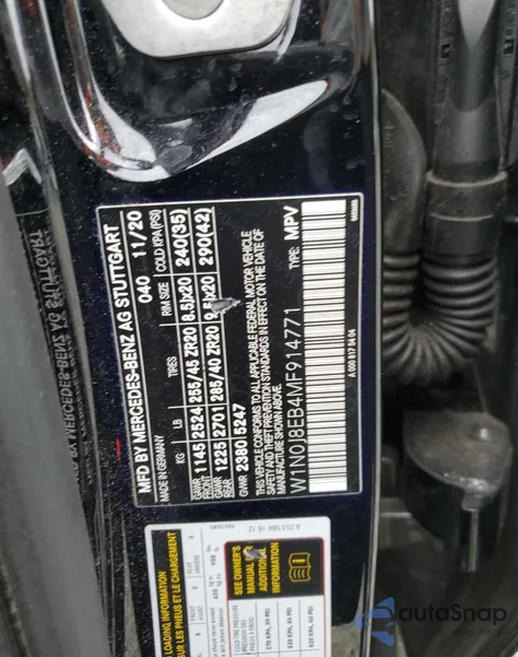 2021 Mercedes-Benz Glc Coupe 300 4Matic z USA, uszkodzony, nr VIN W1N0J8EB4MF914771